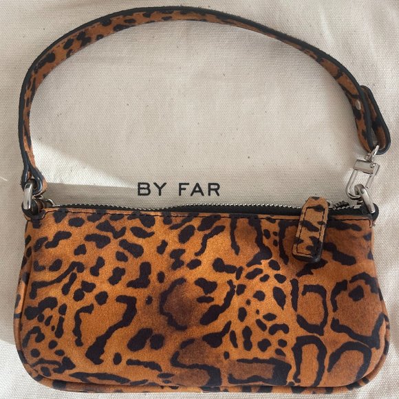 By Far Mini Rachel Leopard Print Bag - Picture 2 of 9